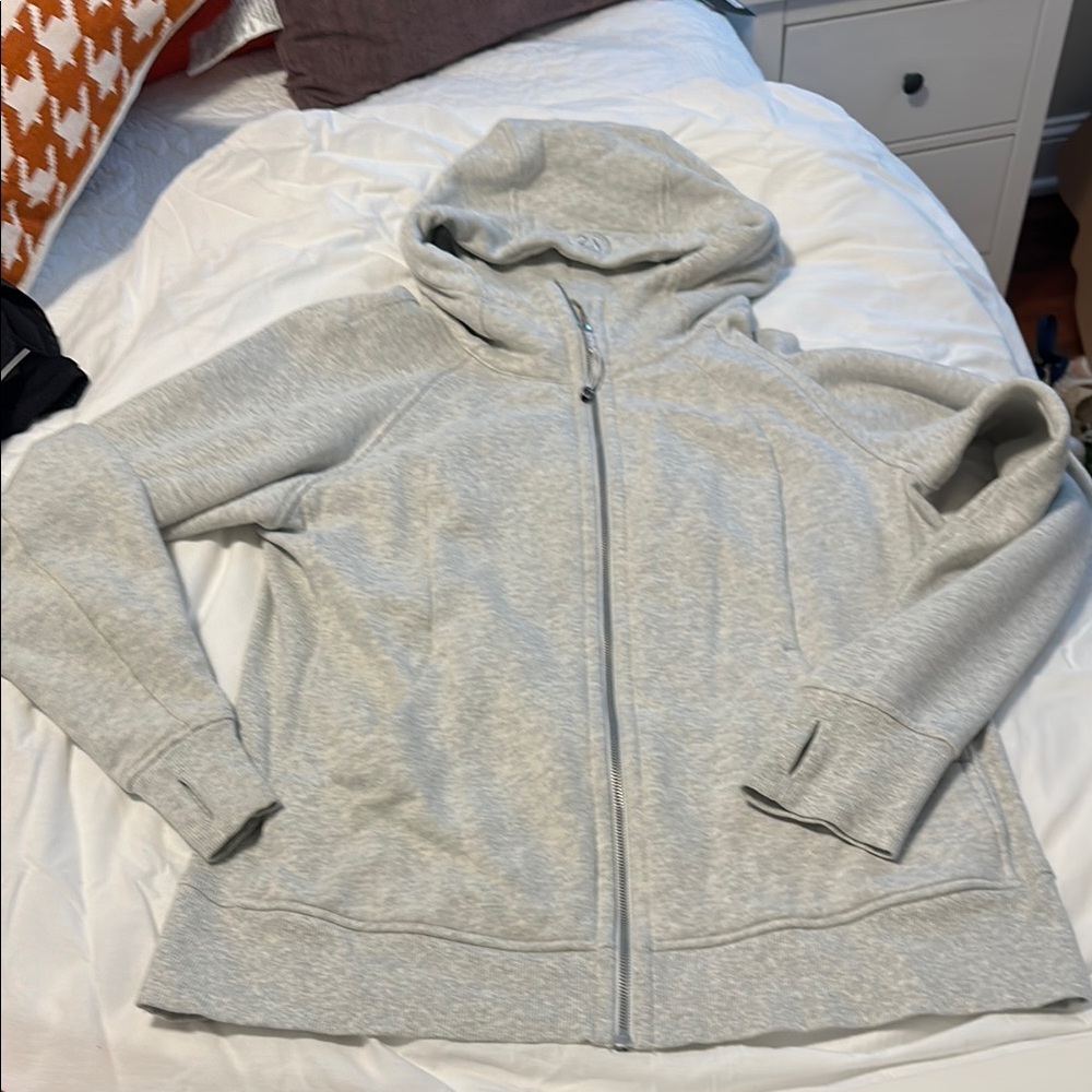 Lululemon Scuba Zip Women's Gray Hoodie Jacket